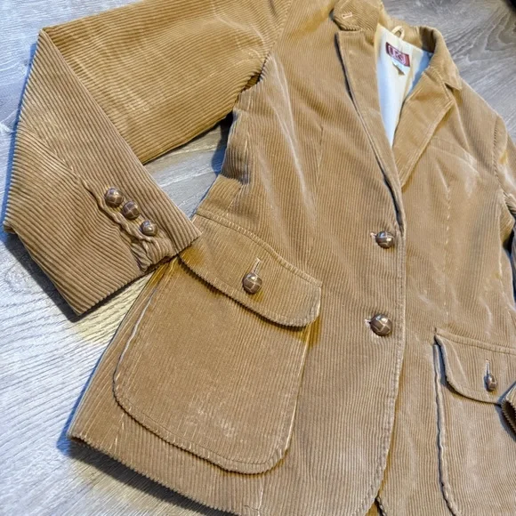 Vintage Japanese Velvet Blazer-size 8 - Picture 4 of 10